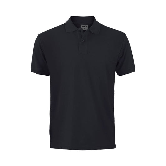 Polera Maritex Pique Manga Corta Mtx Negra Talla XL