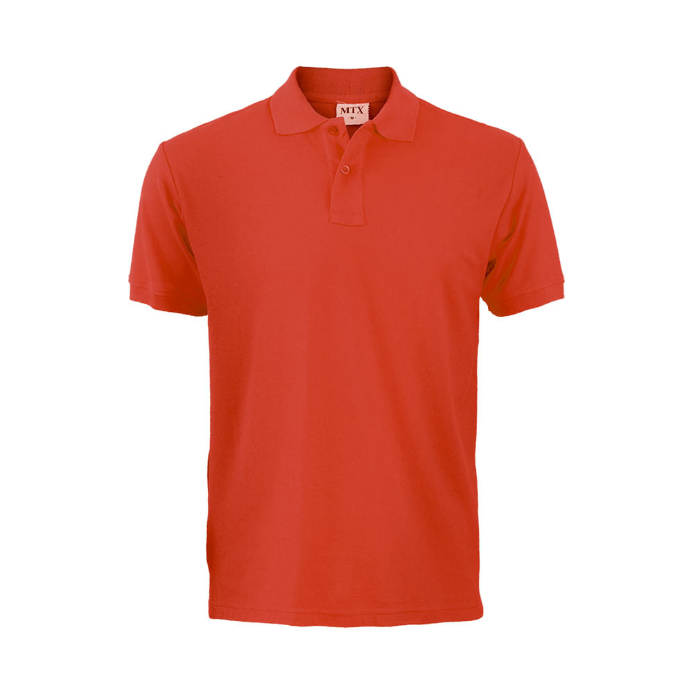 Polera Maritex Pique Manga Corta Mtx Roja Talla XL