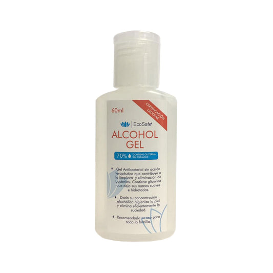 Alcohol Gel Con Glicerina Ecosafe 60 Ml Default Title