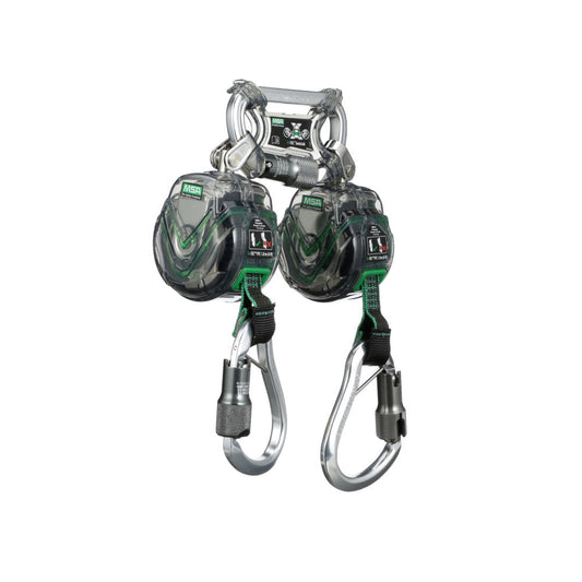 Retractil mini de seguridad MSA PFL V-TEC mosqueton de aluminio 1.8m Default Title