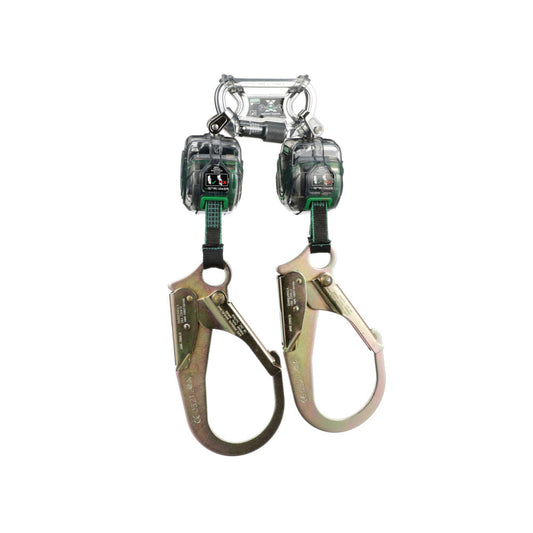 Retractil mini de seguridad MSA PFL V-TEC doble gancho escala 1.8m Default Title