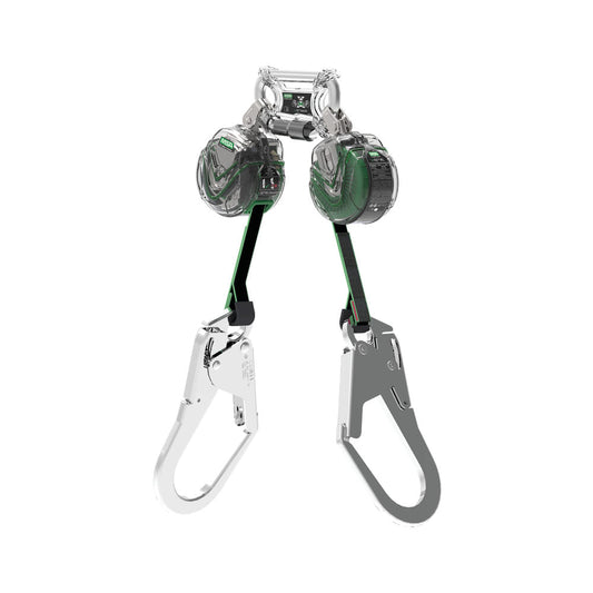 Retractil mini de seguridad MSA PFL V-TEC doble gancho escala aluminio 1.8m Default Title