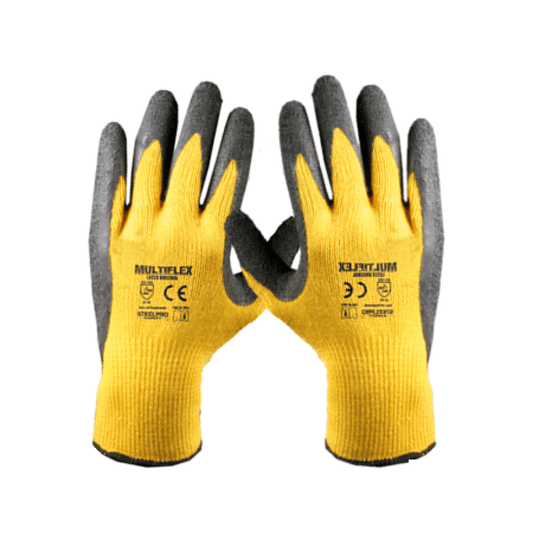Guante de seguridad Steelpro Multiflex Latex Original (amarillo-negro) Default Title