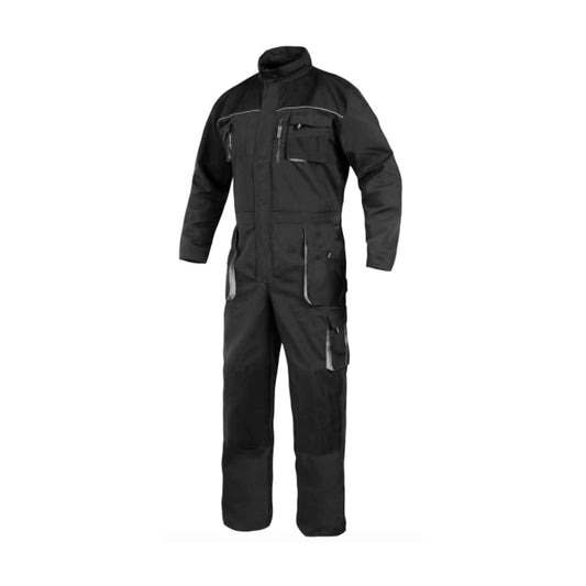 Overol Actium Gris Ribete Gris Tela Canvas Talla XL