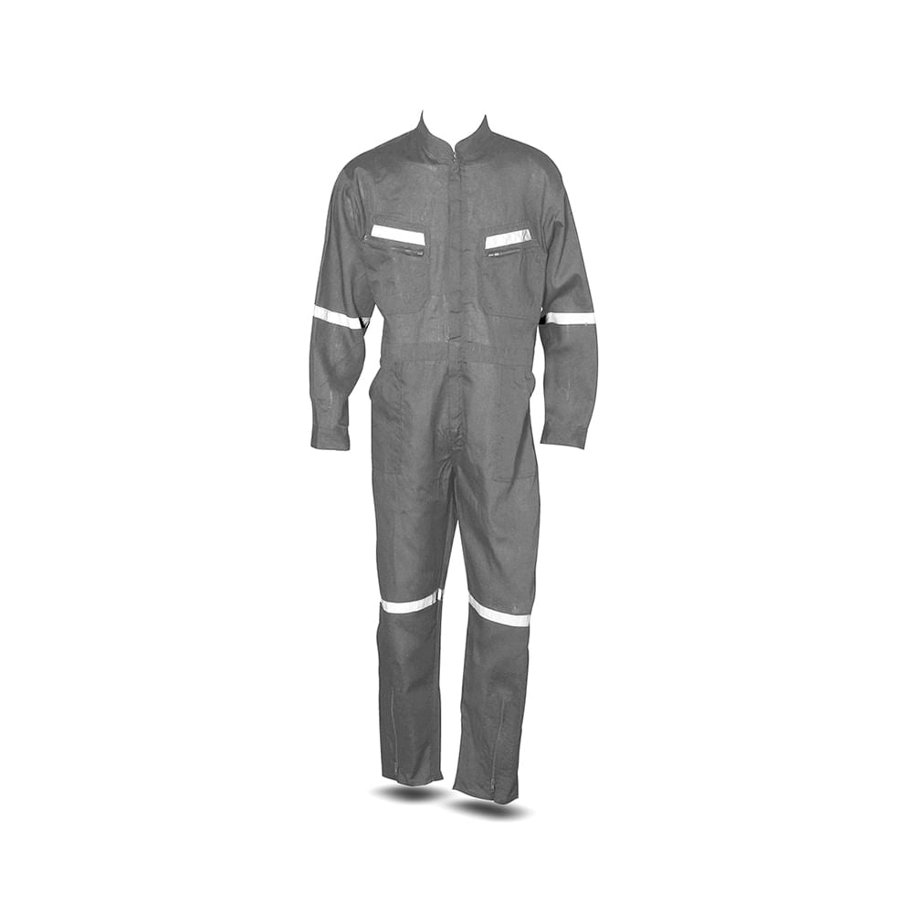 Buzo Black Wolf Piloto Poplin con Cinta Reflectante Gris