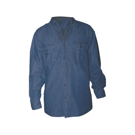 Camisa Black Wolf Mezclilla Prelavada Talla XL