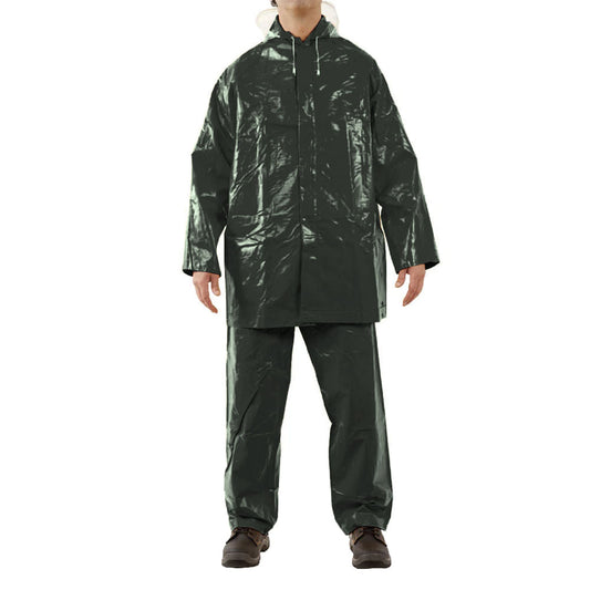 Traje Antiacido de seguridad Black Wolf Tiger Eyes Verde