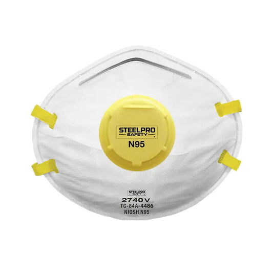 Respirador de Seguridad Steelpro desechable N95 2740 V (10 U) Default Title