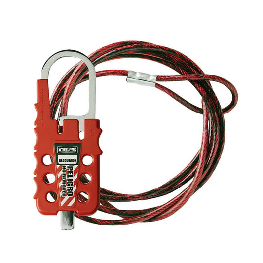 Bloqueo Ajustable Steelpro Cable 2 Metros Default Title