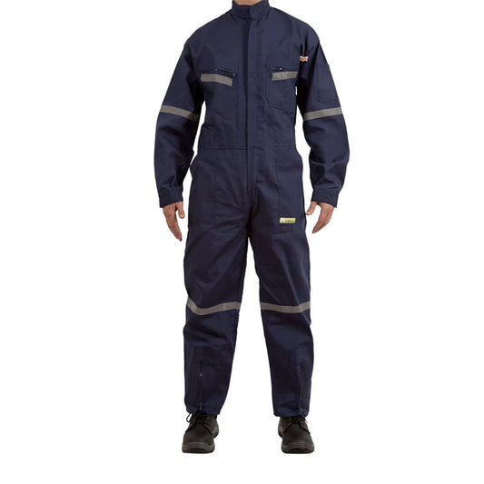 Overol Alaska Canvas Mt con Cinta Azul Talla XL