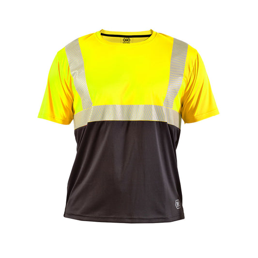 Polera Hardowrk Reflectiva Hw Manga Corta Amarillo Fluor Talla XL