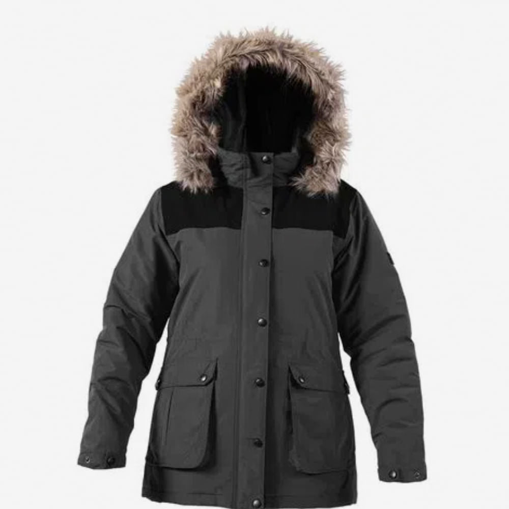 Parka Hardwork Impermeable Kodiak Mujer Negra Talla XL