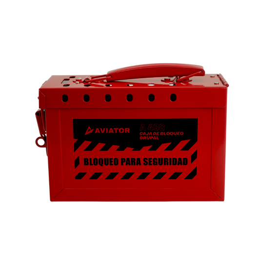 Caja de Bloqueo Grupal Aviator A 498 Imp Rojo Default Title