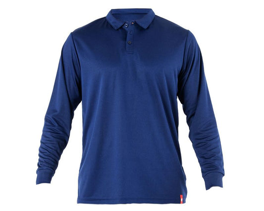 Polera Alaska Cooldry Manga Larga Azul Talla XL