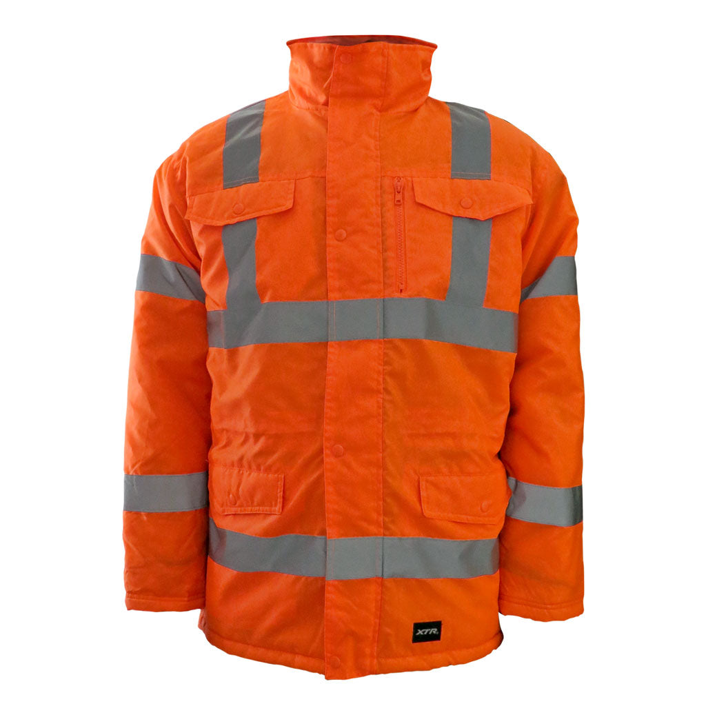 Parka Xtr Vial Ruta Naranjo Fluor Talla XL