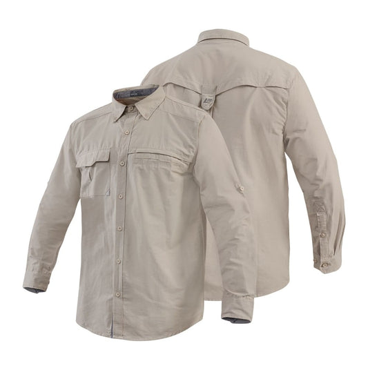 Camisa Legend Venture Beige Talla XL