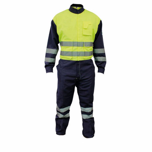 Overol de Seguridad RFX Reflectante Bicolor AzulAmarillo Fluor Talla XL