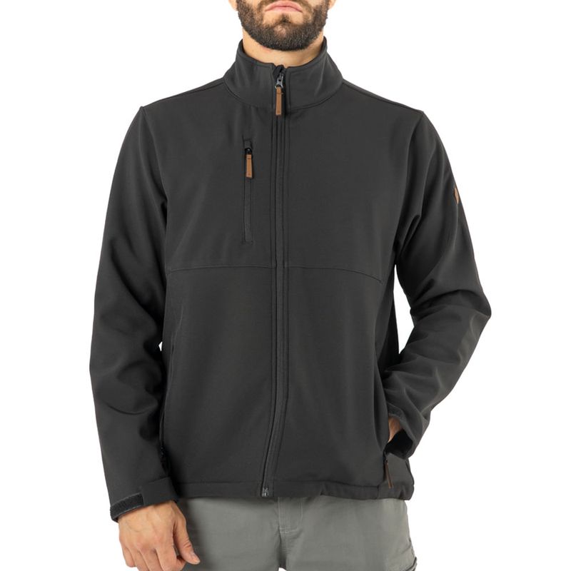Chaqueta Quebec Softshell Lobo Negro Talla XL