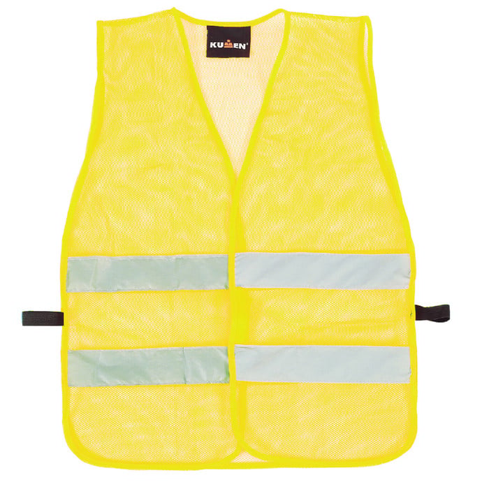 Chaleco Kumen Reflectante Malla Amarillo Cinta 1 Talla XL