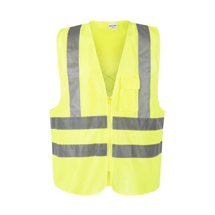 Chaleco Kumen Reflectante Institucional Amarillo Talla XL