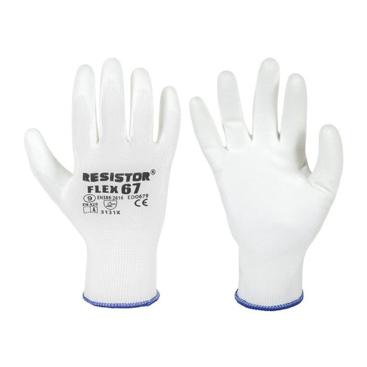 Guante de Seguridad Resistor Flex Palma Pu 67 Blanco Default Title