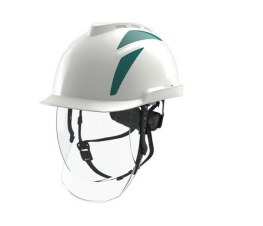 Casco de Seguridad MSA V-Gard 950 No Ventilado Visor Verde Default Title