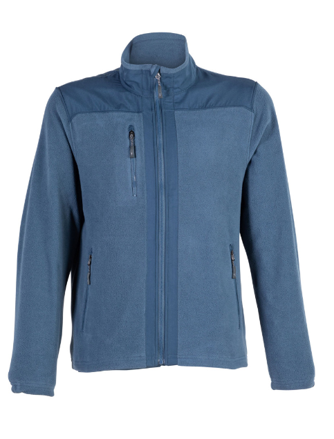 Micropolar Texora Tela Plana Manga Larga Azul Talla XL