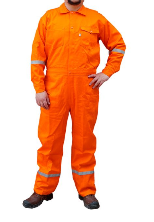 Overol de Seguridad Fyrban Ignifugo-Arco Electrico Naranjo Talla XL