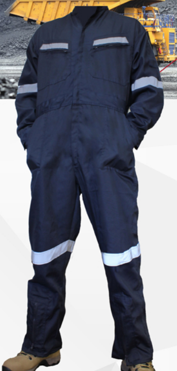 Overol de Seguridad Maritex Antiacido Azul Talla XL
