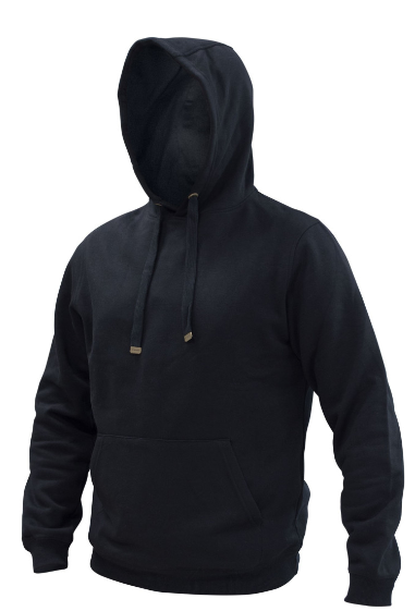 Poleron Texora Hoodie Canguro Negro Talla XL