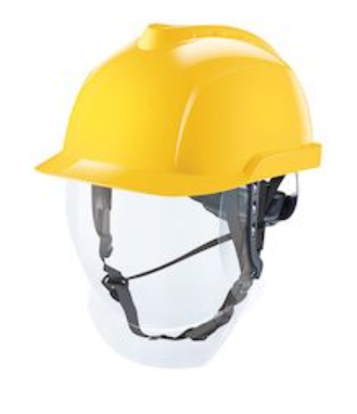 Casco de seguridad MSA V-GARD 950 con visera Amarillo Default Title