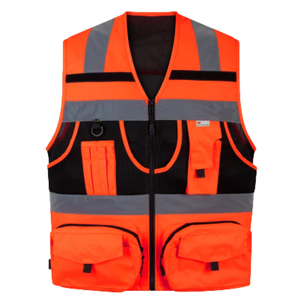 Chaleco Geologo Minero Naranjo Talla XL