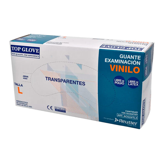 Guante de Seguridad Top Glove Vinilo Libre de Polvo Default Title