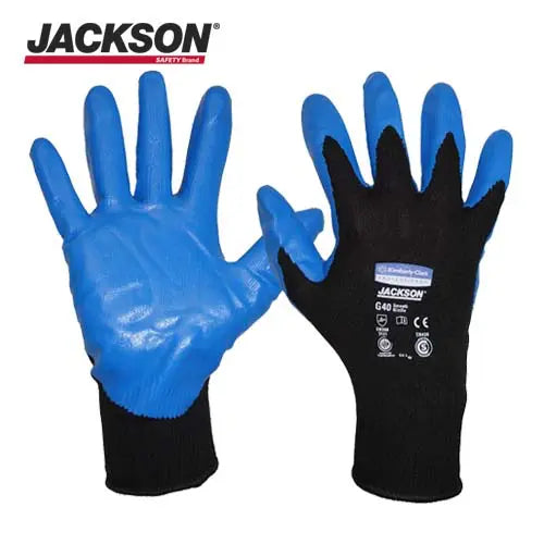 Guante de Seguridad Jackson Safety G40 Nitrilo Azul Default Title