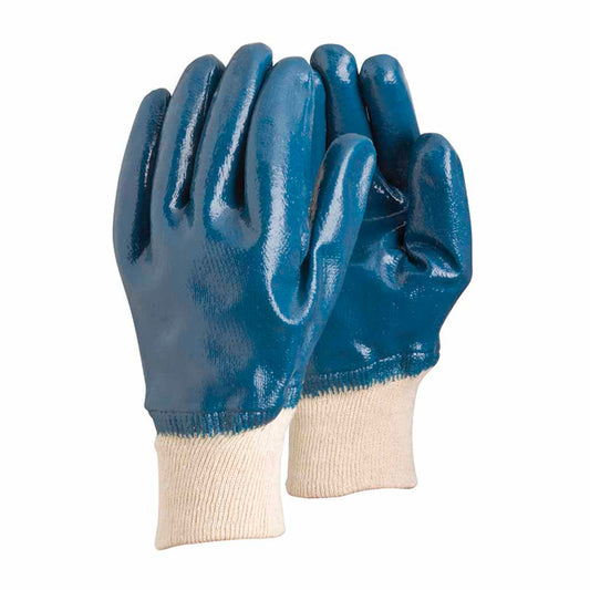 Guante de Seguridad Steelpro Nitrilo Puño Tejido Azul Default Title