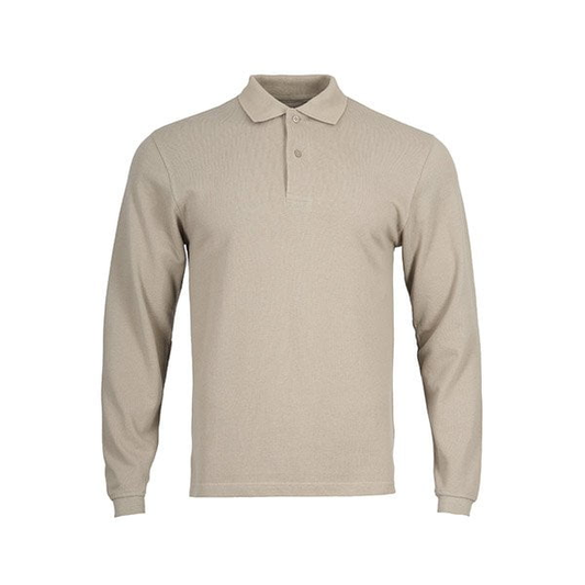 Polera Maritex Pique Manga Larga Beige