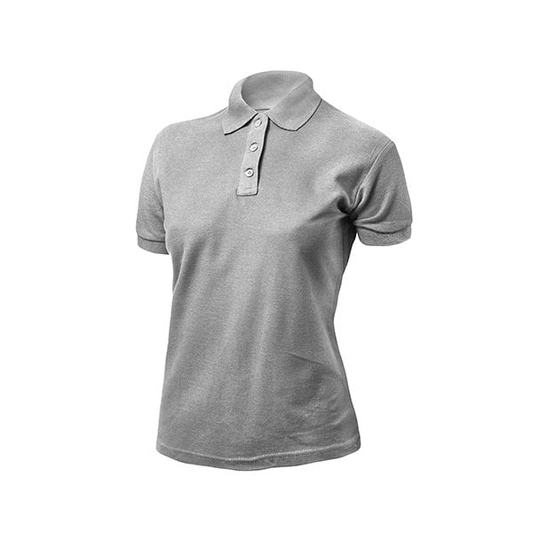 Polera Maritex Pique Manga Corta Mujer Gris
