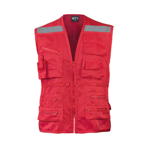 Chaleco Geo Marshall Ignifugo Rojo