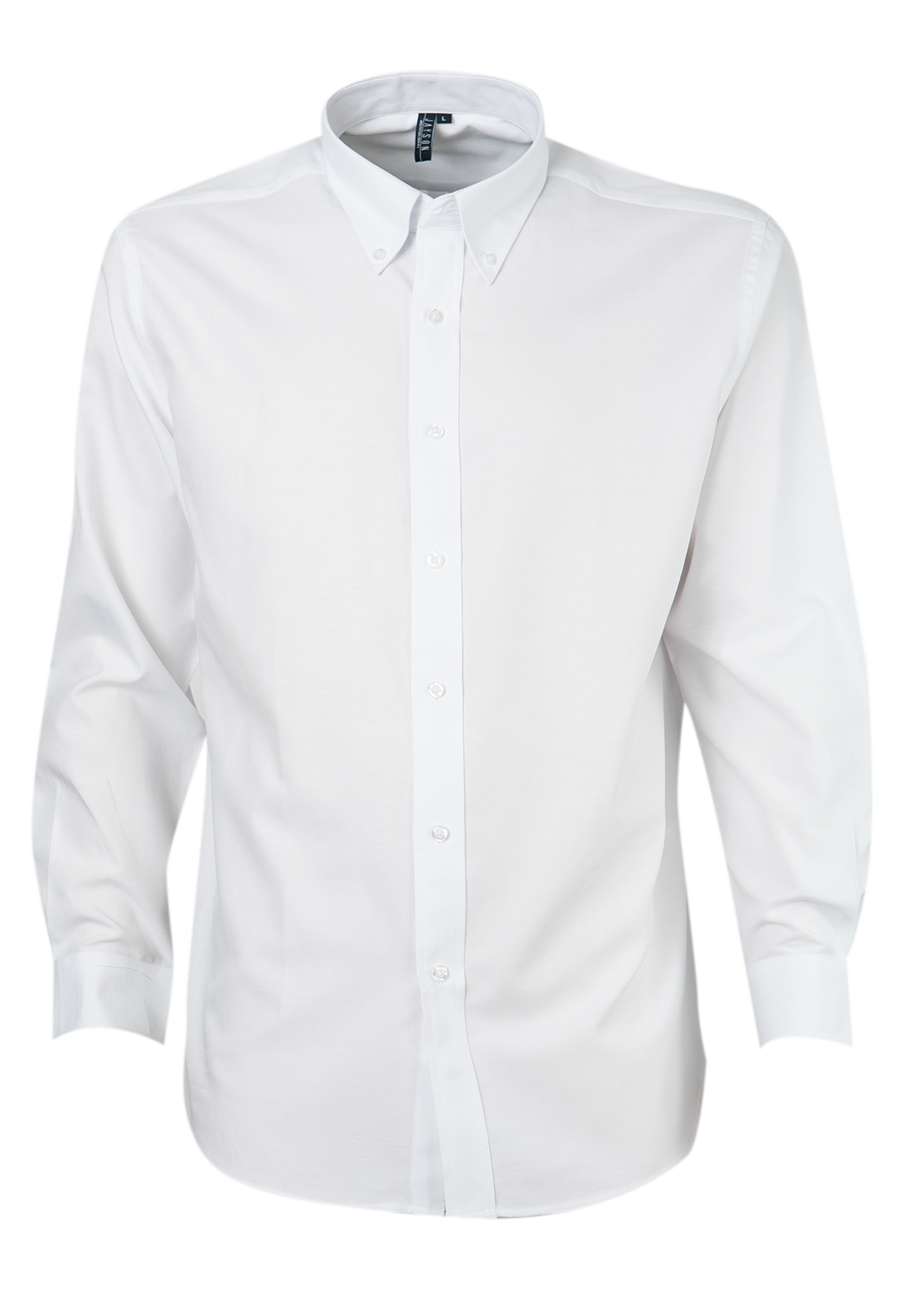 Camisa Jayson Oxford Manga Larga Boton Suelto Blanca Talla XL