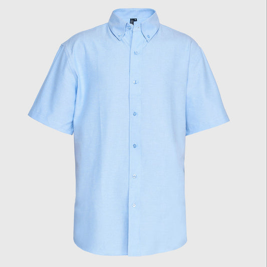 Camisa Jayson Oxford Manga Corta Celeste Talla XL