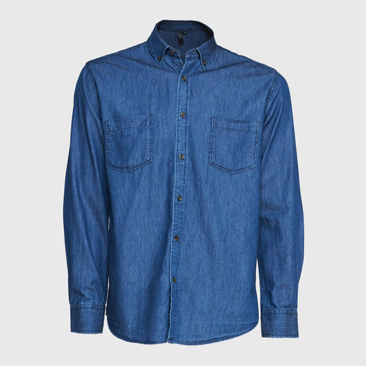Camisa Jayson Denim Manga Larga Azul Talla XL