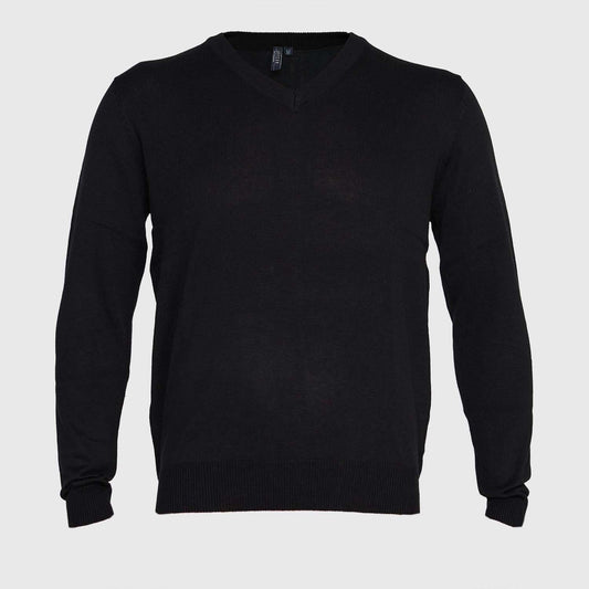 Sweater Jayson Cuello V Manga Larga Negro Talla XL