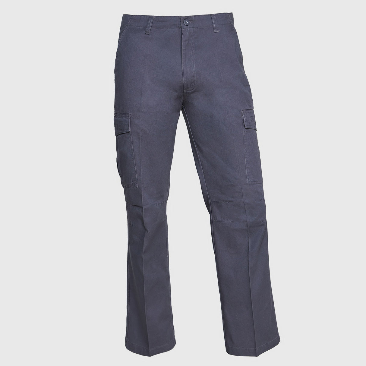 Pantalon Jayson Gabardina Cargo Algodon Gris Talla XL