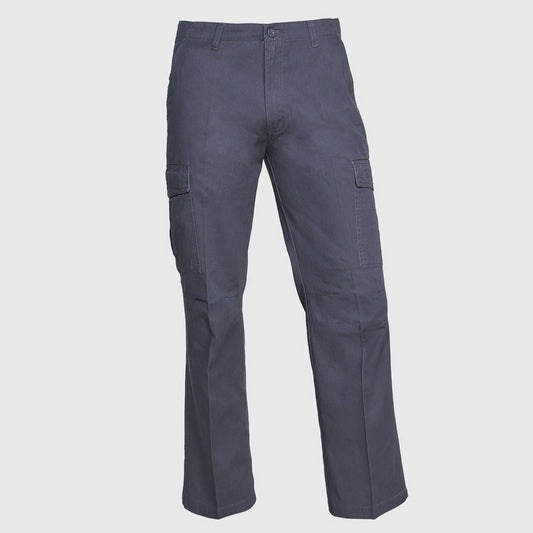 Pantalon Jayson Gabardina Cargo Algodon Gris Talla XL