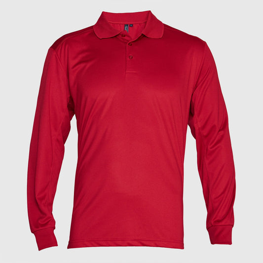 Polera Jayson Dry Fit Manga Larga Rojo Talla XL