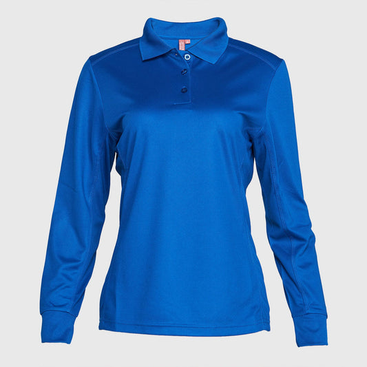 Polera Jayson Dry Fit Manga Larga Mujer Azul Rey Talla XL