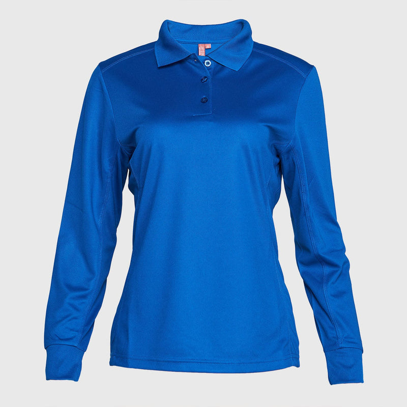 Polera Jayson Dry Fit Manga Larga Mujer Azul Rey Talla XL